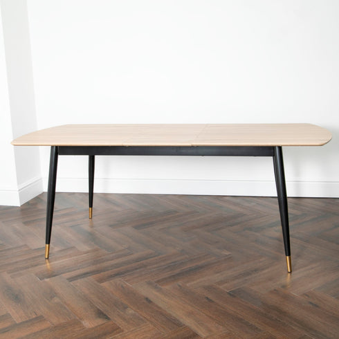 Native Home Lifestyle Light Oak Cambridge Dining Table With 6 Chairs